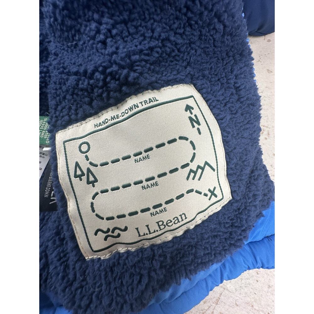 Toddlers L.L. Bean Down Zip Up Colorblock Winter Puffer Jacket Size 2T - Picture 9 of 10